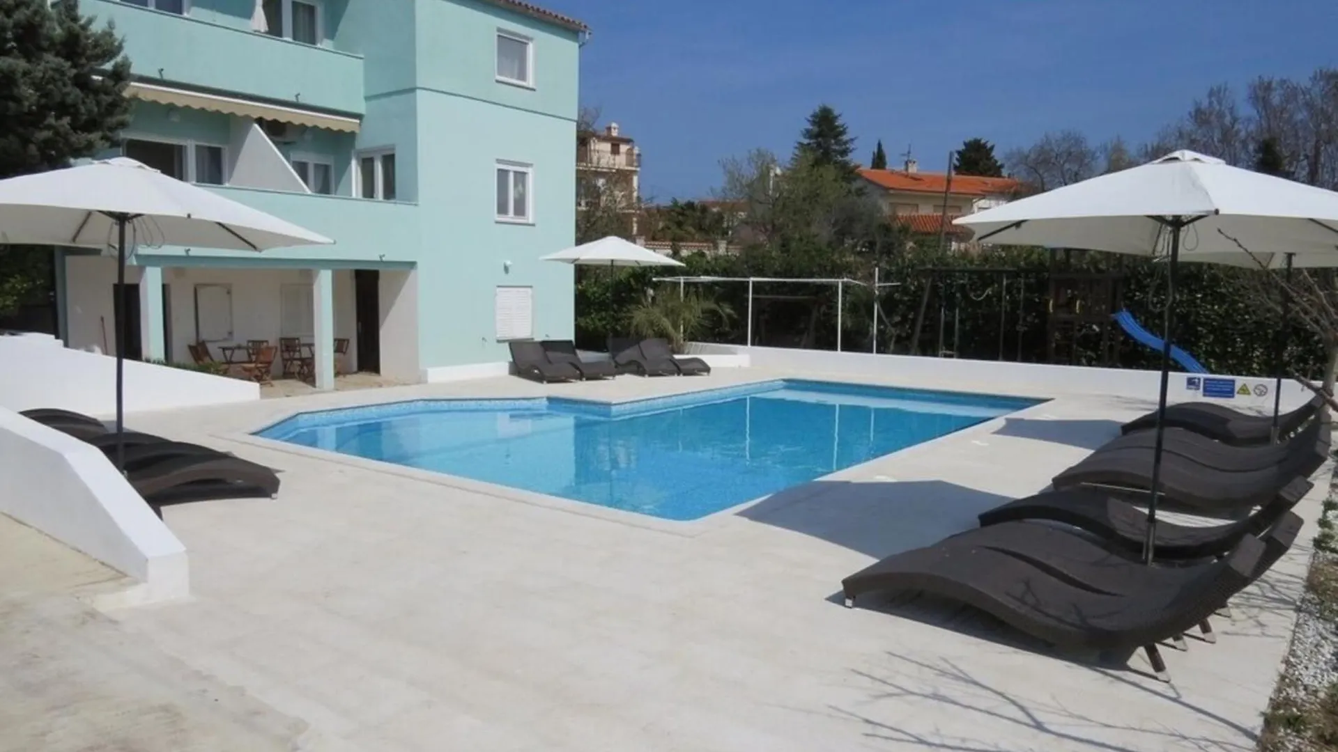 Resindenz Benni 4 Mit Beheitzem Grossem Pool Apartment Medulin